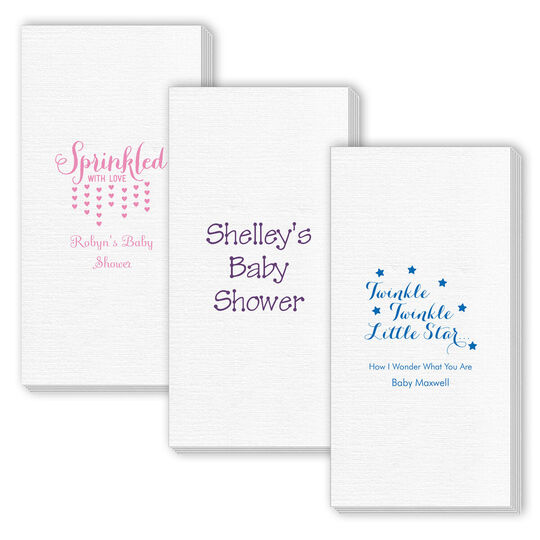 Design Your Own Baby Shower Deville Guest Towels